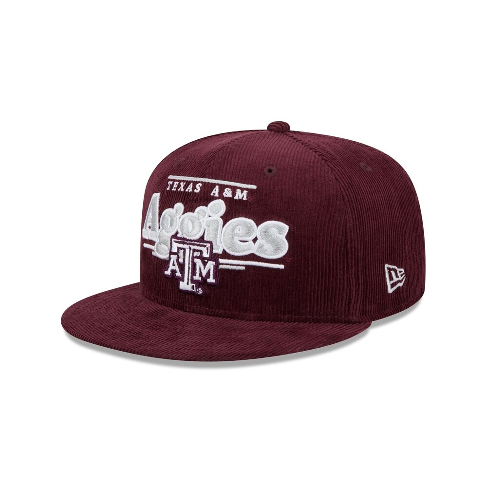 New Era Texas A&M Aggies Throwback Display 9FIFTY Snapback Hat - One Size